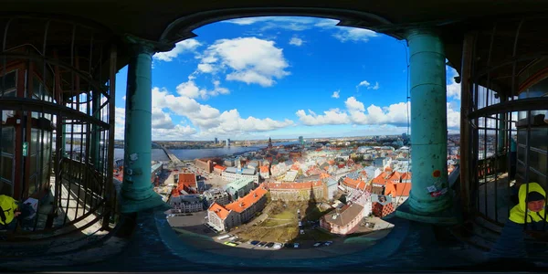 Pohled shora Rižského starého města — Stock fotografie