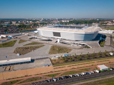 FIFA Dünya Kupası 2018 futbol stadyumu inşaatı tamamlandı