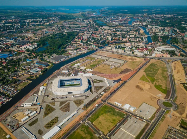 Se completa la construcción de un estadio de fútbol para la Copa Mundial de Fútbol de 2018 — Foto de Stock