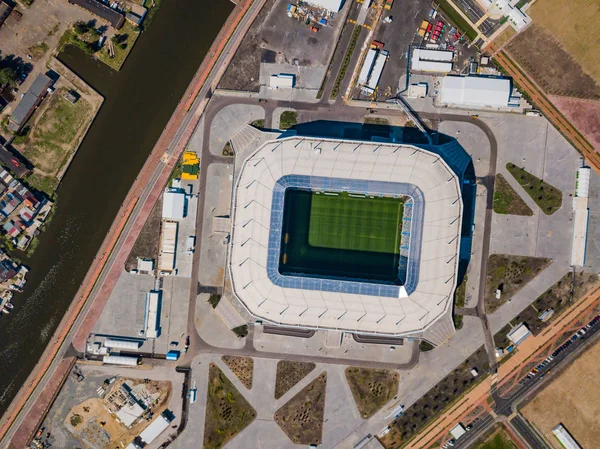 A construção de um estádio de futebol para a Copa do Mundo de Fifa 2018 está concluída — Fotografia de Stock