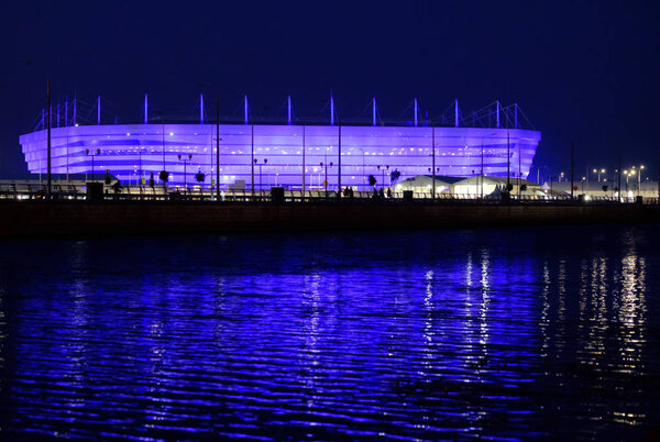 Завершено строительство футбольного стадиона к чемпионату мира по фифе 2018
