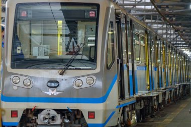 Metro metro istasyonu Krasnaya Presnya 'nın içi