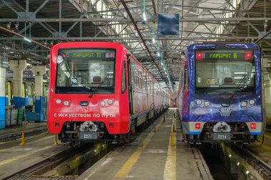 Metro metro istasyonu Krasnaya Presnya 'nın içi