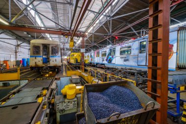 Metro metro istasyonu Krasnaya Presnya 'nın içi