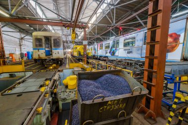 Metro metro istasyonu Krasnaya Presnya 'nın içi