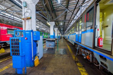 Metro metro istasyonu Krasnaya Presnya 'nın içi