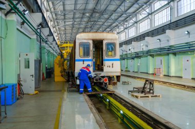 Metro metro istasyonu Krasnaya Presnya 'nın içi