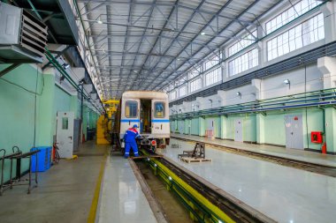 Metro metro istasyonu Krasnaya Presnya 'nın içi