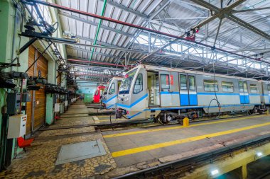 Metro metro istasyonu Krasnaya Presnya 'nın içi