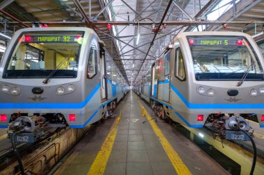 Metro metro istasyonu Krasnaya Presnya 'nın içi