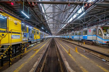 Metro metro istasyonu Krasnaya Presnya 'nın içi