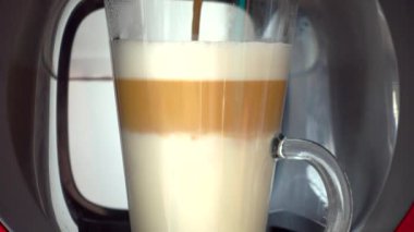 Kahve latte veya kapuçino yapma