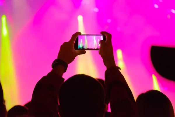 Concert visitor shoots video