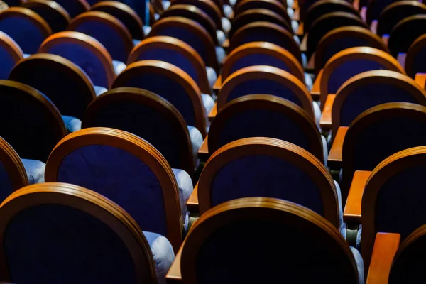 Chairs in the row at the hall — Stock Photo, Image