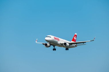 İsviçre havayolları uçak iniş gün zaman Uluslararası Havaalanı için hazırlanıyor