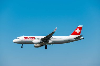 İsviçre havayolları uçak iniş gün zaman Uluslararası Havaalanı için hazırlanıyor