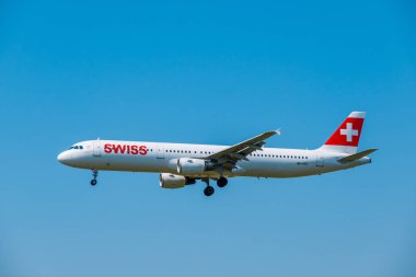 İsviçre havayolları uçak iniş gün zaman Uluslararası Havaalanı için hazırlanıyor