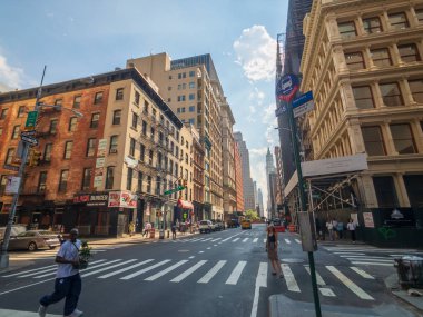 Manhattan şehir hayatında gün zaman