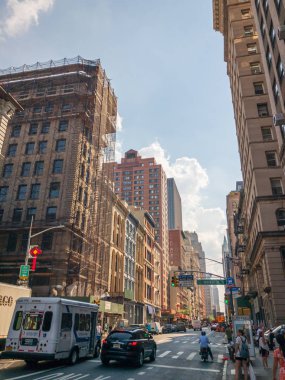 Manhattan şehir hayatında gün zaman