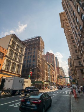 Manhattan şehir hayatında gün zaman
