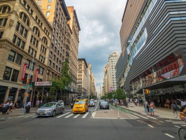 Manhattan şehir hayatında gün zaman