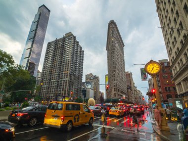 Manhattan şehir hayatında gün zaman