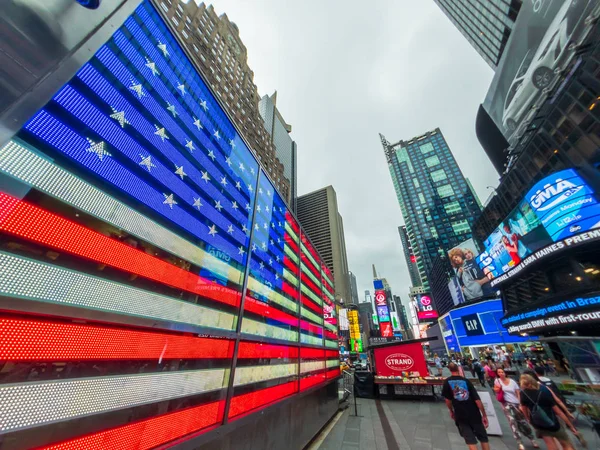 Time Square gün zaman cityscape — Stok fotoğraf