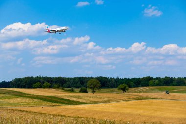 Eurowings havayolları uçak iniş gün zaman Uluslararası Havaalanı için hazırlanıyor