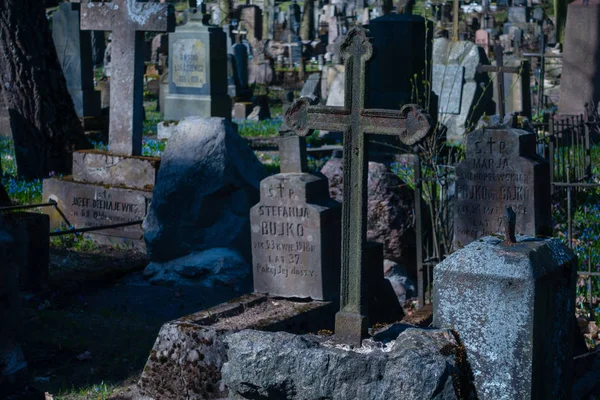 Passeggiando nel vecchio cimitero — Foto Stock