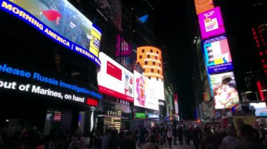 Time Square gece zaman cityscape