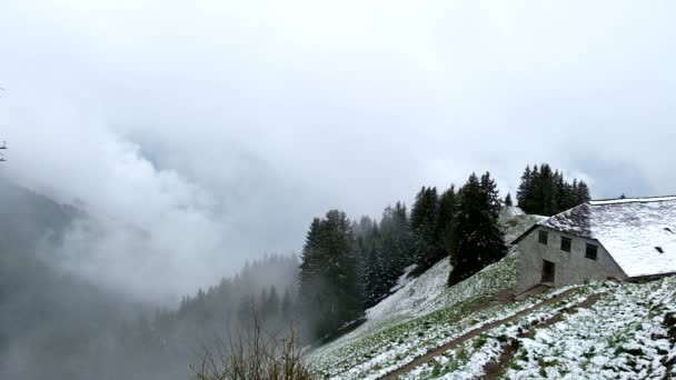 Faház: Alpok Svájc — Stock videók