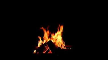 Burns, şömine ateş