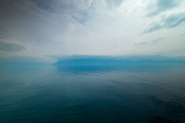 日内瓦湖风景在天 — 图库照片