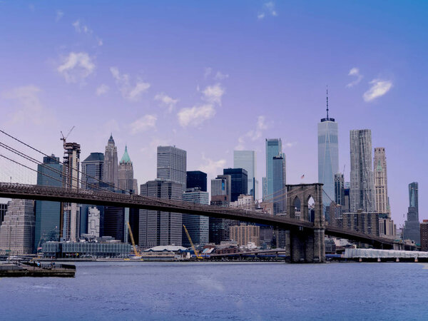New York Manhattan skyline panorama