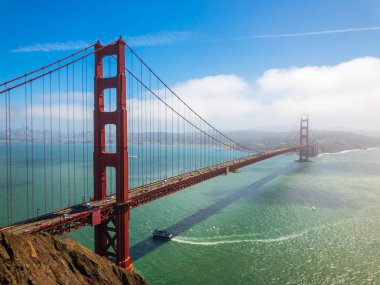 Bridge Golden Gate at San Francisco clipart