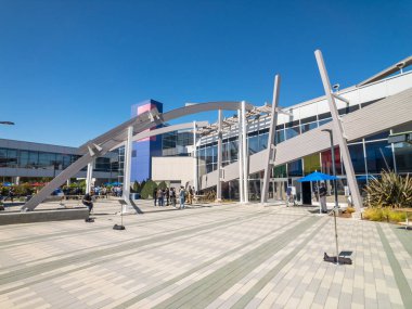 Googleplex açık havada çalışan işçilerin Merkez Merkez