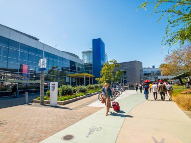 Googleplex açık havada çalışan işçilerin Merkez Merkez
