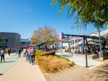 Googleplex açık havada çalışan işçilerin Merkez Merkez