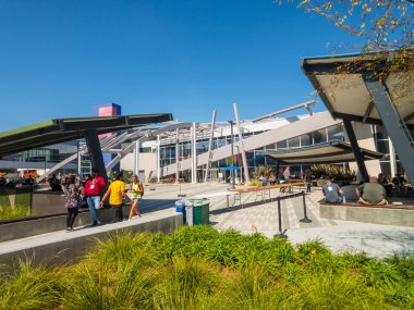 Googleplex açık havada çalışan işçilerin Merkez Merkez