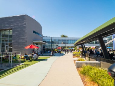 Googleplex açık havada çalışan işçilerin Merkez Merkez