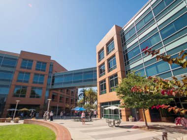 Googleplex açık havada çalışan işçilerin Merkez Merkez