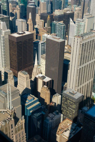 Letecký pohled na Chicago mrakodrapů — Stock fotografie