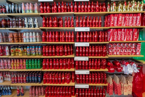 Coca cola brand store på Las Vegas Strip — Stockfoto