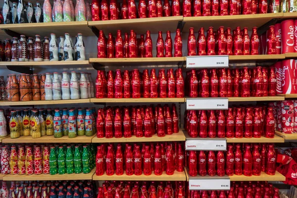 Coca cola brand store på Las Vegas Strip — Stockfoto