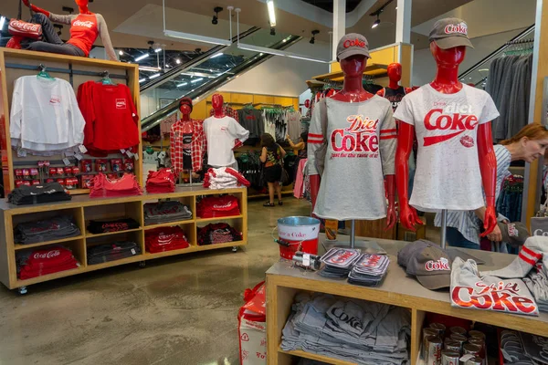 Coca cola бренд магазин в Лас-Вегас Стрип — стокове фото