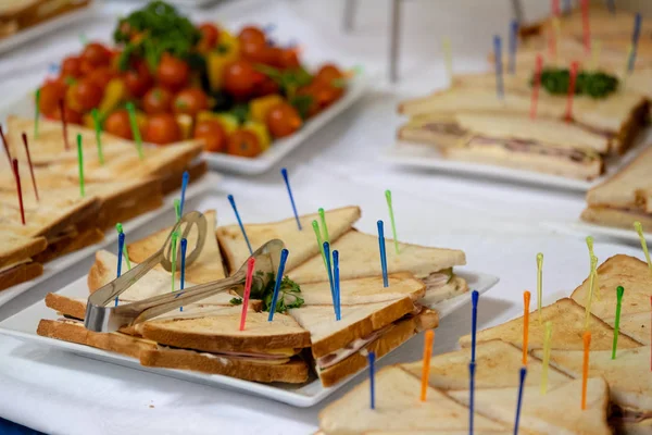 Catering-Service bei Business-Konferenz — Stockfoto