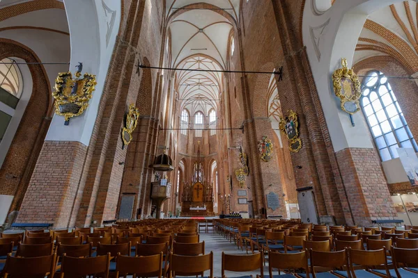 Cathedral interior, nobody — Stock Photo, Image