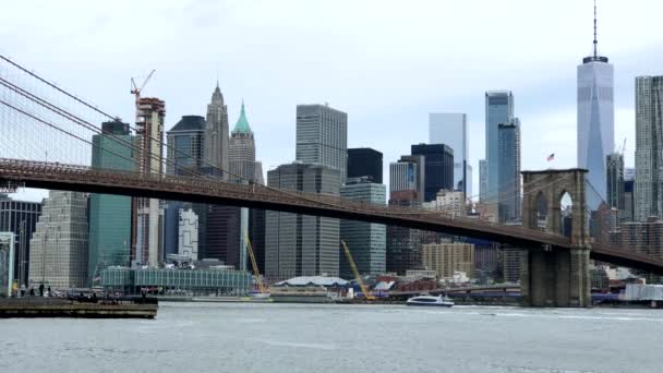 Nova Iorque Manhattan skyline — Vídeo de Stock