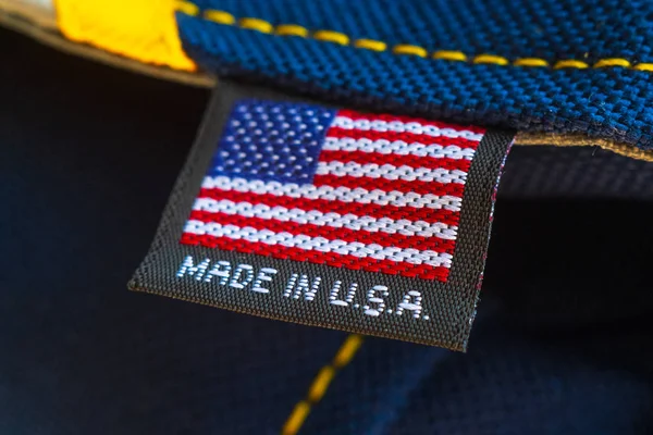 Made in USA textile tag