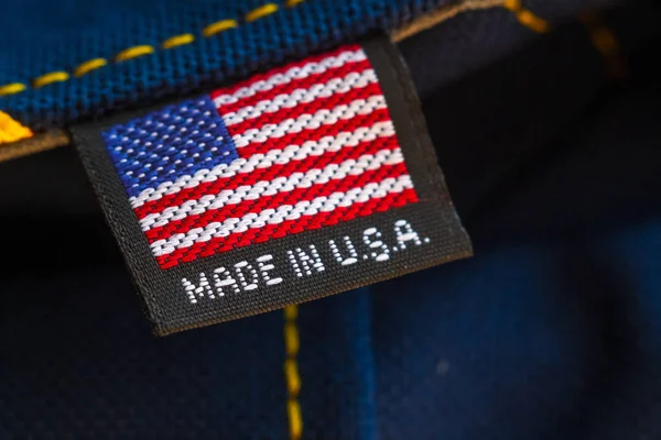 Made in USA textile tag